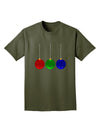 Cute Christmas Ornaments Adult Dark T-Shirt-Mens T-Shirt-TooLoud-Military-Green-Small-Davson Sales