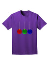 Cute Christmas Ornaments Adult Dark T-Shirt-Mens T-Shirt-TooLoud-Purple-Small-Davson Sales