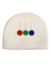 Cute Christmas Ornaments Adult Fleece Beanie Cap Hat-Ornament-TooLoud-White-One-Size-Fits-Most-Davson Sales