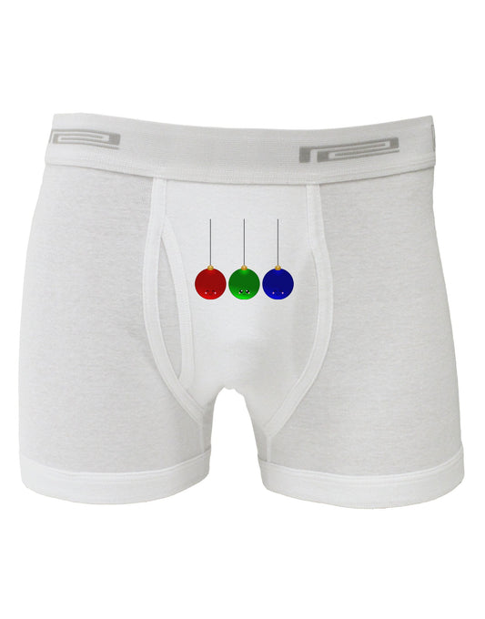 Cute Christmas Ornaments Boxer Briefs-Boxer Briefs-TooLoud-White-Small-Davson Sales
