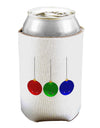 Cute Christmas Ornaments Can and Bottle Insulator Cooler-Ornament-TooLoud-White-Davson Sales
