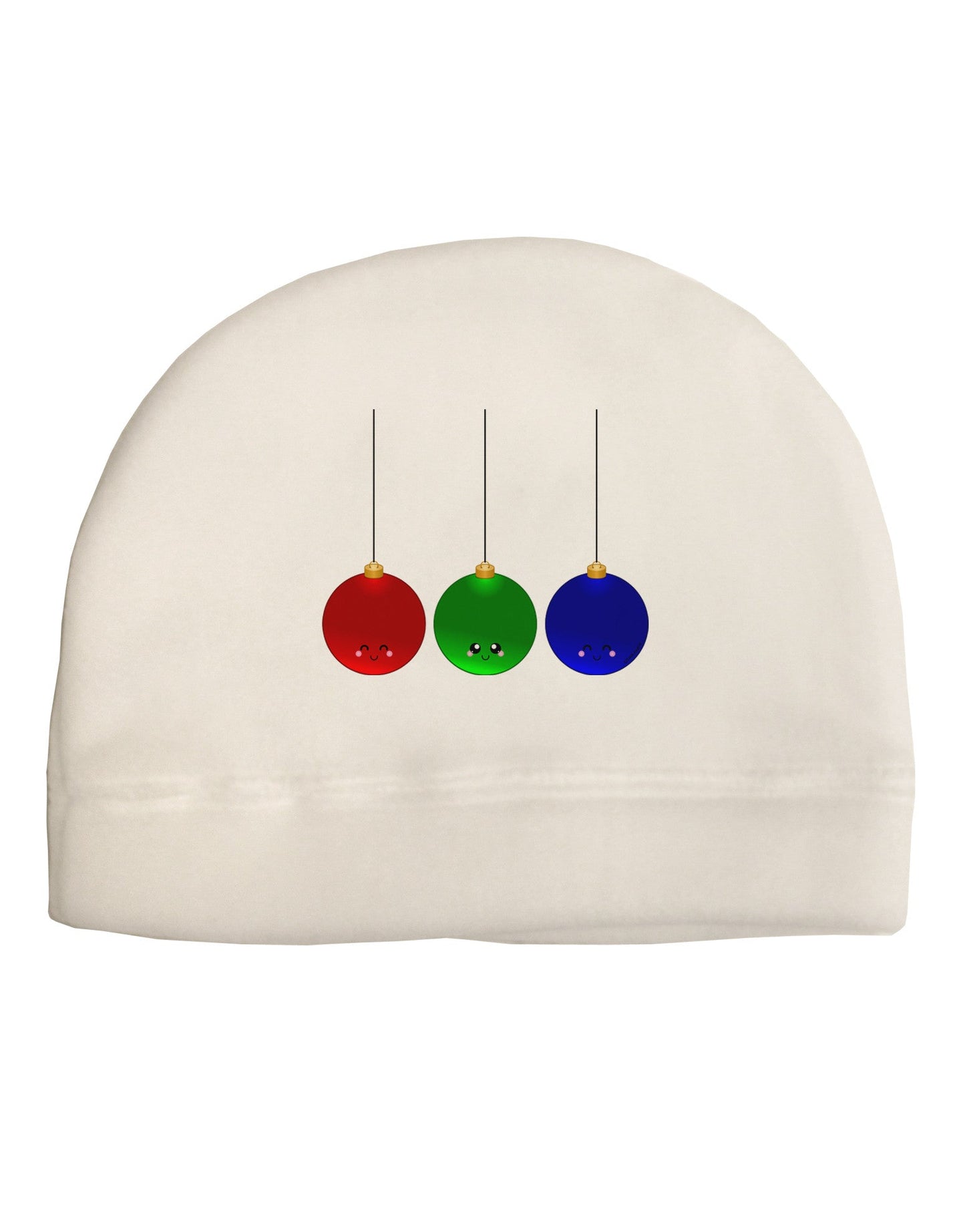 Cute Christmas Ornaments Child Fleece Beanie Cap Hat-Ornament-TooLoud-White-One-Size-Fits-Most-Davson Sales