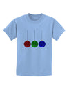 Cute Christmas Ornaments Childrens T-Shirt-Ornament-TooLoud-Light-Blue-X-Small-Davson Sales