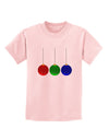 Cute Christmas Ornaments Childrens T-Shirt-Ornament-TooLoud-PalePink-X-Small-Davson Sales