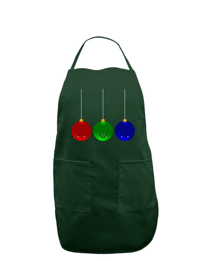 Cute Christmas Ornaments Dark Adult Apron-Bib Apron-TooLoud-Hunter-One-Size-Davson Sales