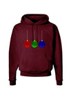 Cute Christmas Ornaments Dark Hoodie Sweatshirt-Hoodie-TooLoud-Maroon-Small-Davson Sales