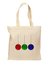 Cute Christmas Ornaments Grocery Tote Bag-Grocery Tote-TooLoud-Natural-Medium-Davson Sales