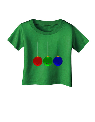 Cute Christmas Ornaments Infant T-Shirt Dark-Ornament-TooLoud-Royal-Blue-06-Months-Davson Sales