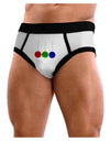 Cute Christmas Ornaments Mens NDS Wear Briefs Underwear-Mens Briefs-NDS Wear-White-with-Black-Small-Davson Sales