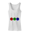 Cute Christmas Ornaments Womens Tank Top-Ornament-TooLoud-White-X-Small-Davson Sales