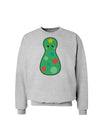 Cute Christmas Tree Matryoshka Nesting Doll Sweatshirt-Sweatshirts-TooLoud-AshGray-Small-Davson Sales