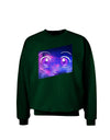 Cute Cosmic Eyes Adult Dark Sweatshirt-Sweatshirts-TooLoud-Deep-Forest-Green-Small-Davson Sales