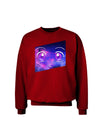 Cute Cosmic Eyes Adult Dark Sweatshirt-Sweatshirts-TooLoud-Deep-Red-Small-Davson Sales