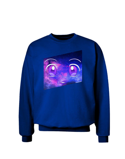 Cute Cosmic Eyes Adult Dark Sweatshirt-Sweatshirts-TooLoud-Deep-Royal-Blue-Small-Davson Sales