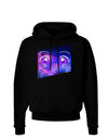 Cute Cosmic Eyes Dark Hoodie Sweatshirt-Hoodie-TooLoud-Black-Small-Davson Sales