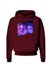 Cute Cosmic Eyes Dark Hoodie Sweatshirt-Hoodie-TooLoud-Maroon-Small-Davson Sales