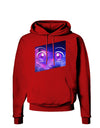 Cute Cosmic Eyes Dark Hoodie Sweatshirt-Hoodie-TooLoud-Red-Small-Davson Sales