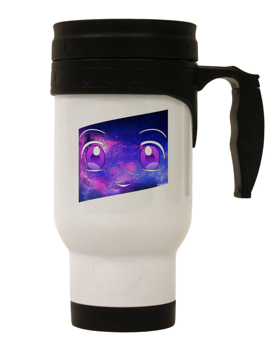 Cute Cosmic Eyes Stainless Steel 14oz Travel Mug-Travel Mugs-TooLoud-White-Davson Sales