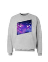 Cute Cosmic Eyes Sweatshirt-Sweatshirts-TooLoud-AshGray-Small-Davson Sales
