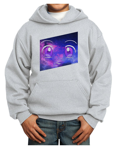 Cute Cosmic Eyes Youth Hoodie Pullover Sweatshirt-Youth Hoodie-TooLoud-Ash-XS-Davson Sales