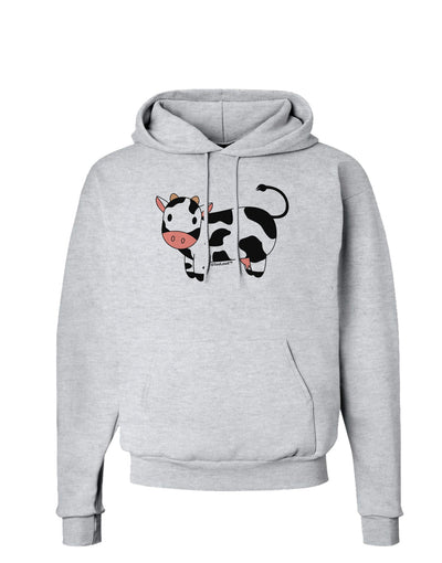 Cute Cow Hoodie Sweatshirt-Hoodie-TooLoud-AshGray-Small-Davson Sales