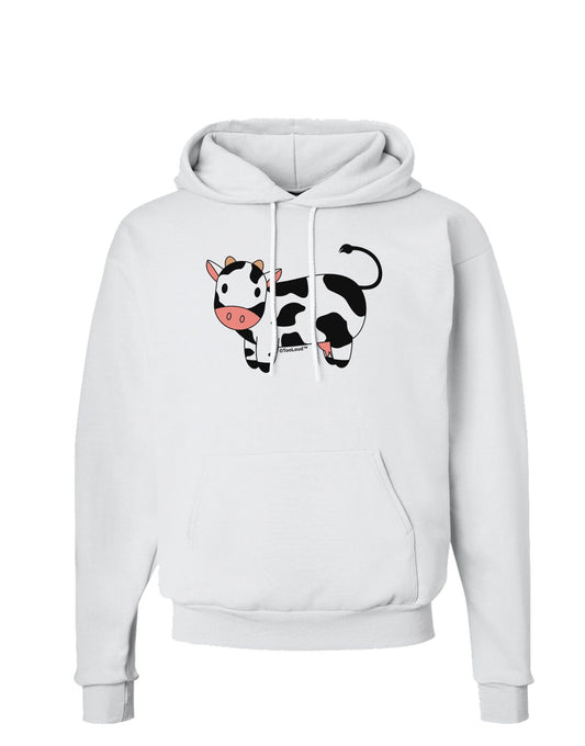 Cute Cow Hoodie Sweatshirt-Hoodie-TooLoud-White-Small-Davson Sales
