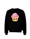 Cute Cupcake Design #2 Adult Dark Sweatshirt by TooLoud-Sweatshirts-TooLoud-Black-Small-Davson Sales