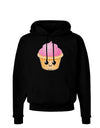 Cute Cupcake Design #2 Dark Hoodie Sweatshirt by TooLoud-Hoodie-TooLoud-Black-Small-Davson Sales