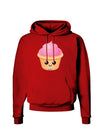 Cute Cupcake Design #2 Dark Hoodie Sweatshirt by TooLoud-Hoodie-TooLoud-Red-Small-Davson Sales