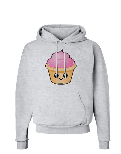 Cute Cupcake Design #2 Hoodie Sweatshirt by TooLoud-Hoodie-TooLoud-AshGray-Small-Davson Sales