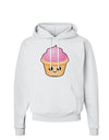 Cute Cupcake Design #2 Hoodie Sweatshirt by TooLoud-Hoodie-TooLoud-White-Small-Davson Sales