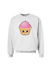 Cute Cupcake Design #2 Sweatshirt by TooLoud-Sweatshirts-TooLoud-White-Small-Davson Sales