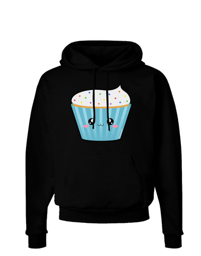 Cute Cupcake with Sprinkles Dark Hoodie Sweatshirt by TooLoud-Hoodie-TooLoud-Black-Small-Davson Sales