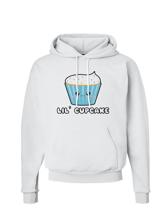 Cute Cupcake with Sprinkles - Lil Cupcake Hoodie Sweatshirt by TooLoud-Hoodie-TooLoud-White-Small-Davson Sales