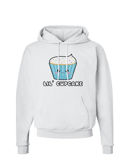 Cute Cupcake with Sprinkles - Lil Cupcake Hoodie Sweatshirt by TooLoud-Hoodie-TooLoud-White-Small-Davson Sales