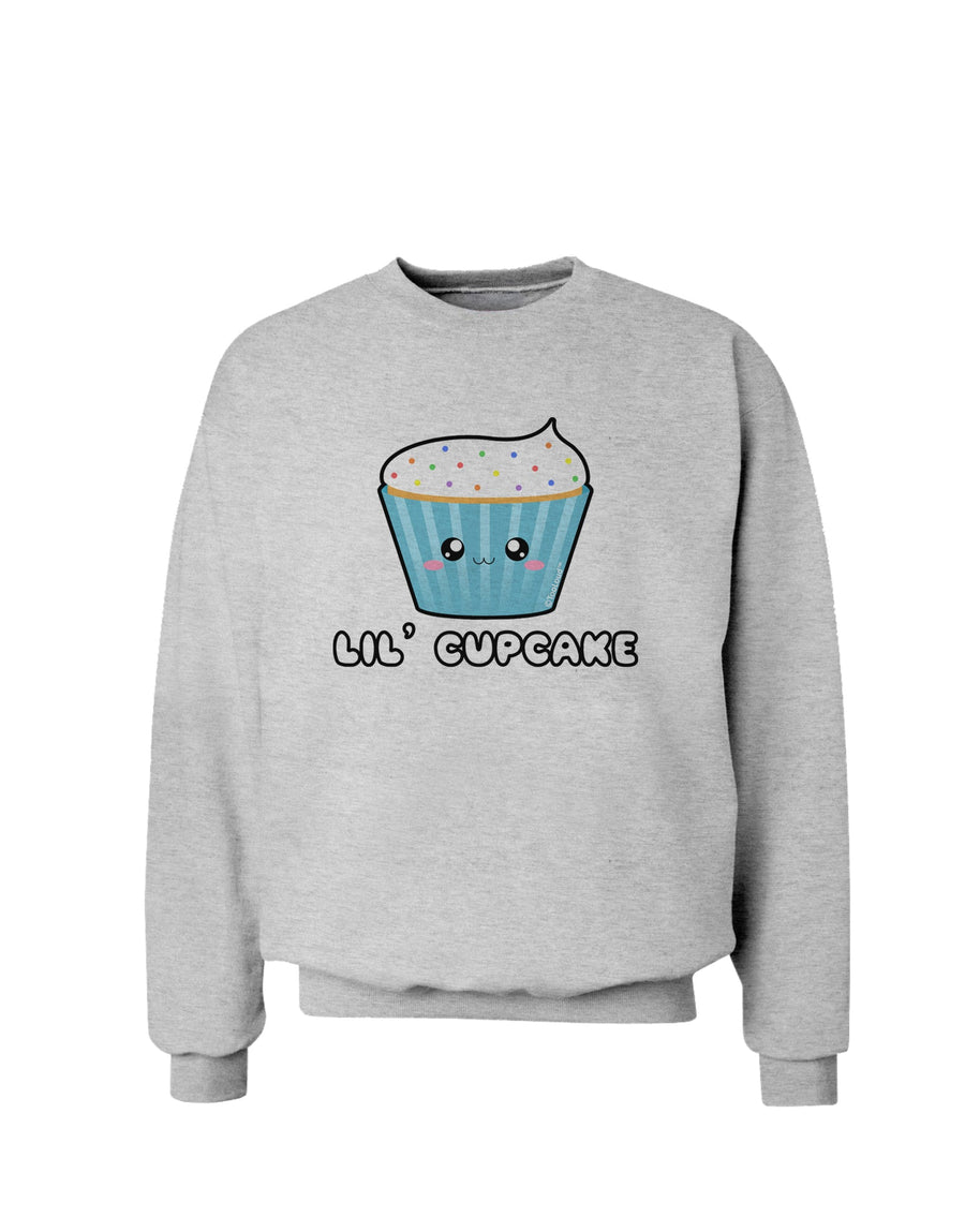 Cute Cupcake with Sprinkles - Lil Cupcake Sweatshirt by TooLoud-Sweatshirts-TooLoud-White-Small-Davson Sales