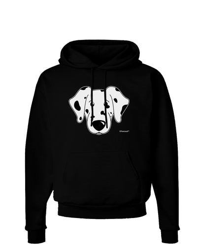 Cute Dalmatian Dog Dark Hoodie Sweatshirt by TooLoud-Hoodie-TooLoud-Black-Small-Davson Sales