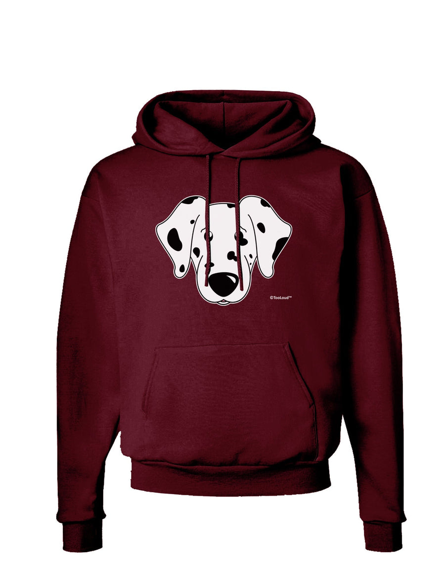 Cute Dalmatian Dog Dark Hoodie Sweatshirt by TooLoud-Hoodie-TooLoud-Black-Small-Davson Sales