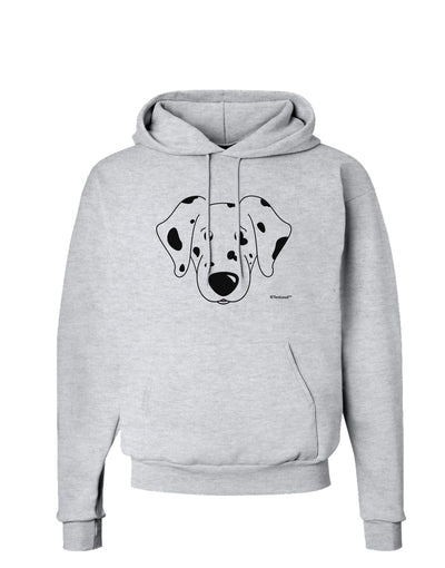 Cute Dalmatian Dog Hoodie Sweatshirt by TooLoud-Hoodie-TooLoud-AshGray-Small-Davson Sales