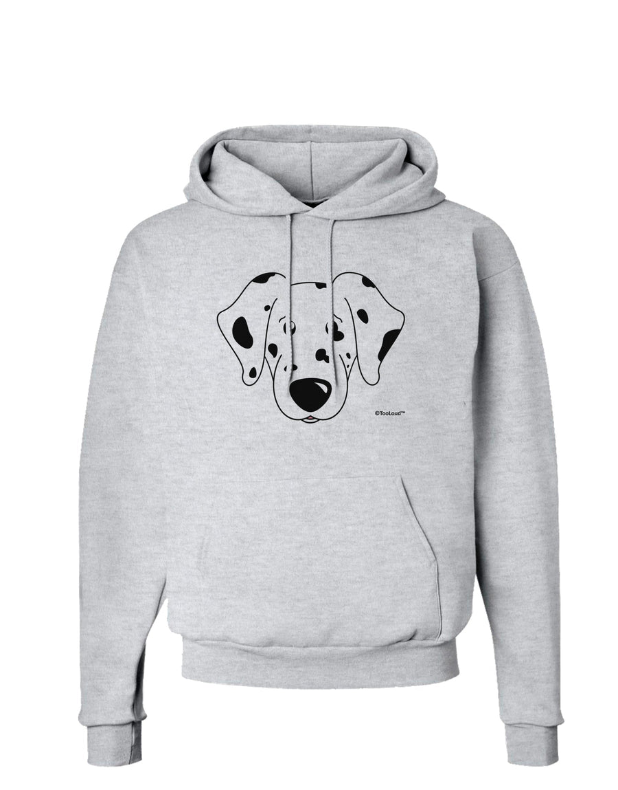 Cute Dalmatian Dog Hoodie Sweatshirt by TooLoud-Hoodie-TooLoud-White-Small-Davson Sales