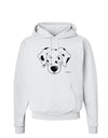 Cute Dalmatian Dog Hoodie Sweatshirt by TooLoud-Hoodie-TooLoud-White-Small-Davson Sales