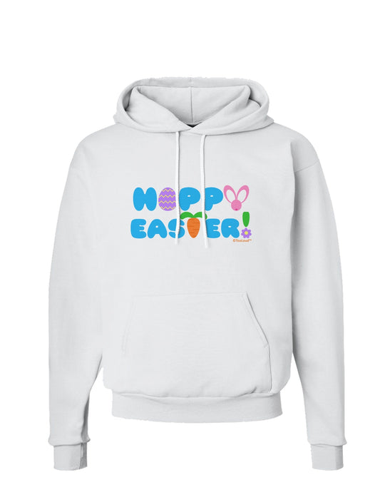 Cute Decorative Hoppy Easter Design Hoodie Sweatshirt by TooLoud-Hoodie-TooLoud-White-Small-Davson Sales