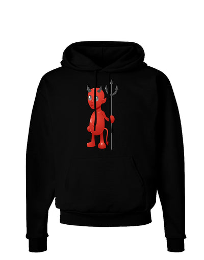 Cute Devil - Halloween Design Dark Hoodie Sweatshirt-Hoodie-TooLoud-Black-Small-Davson Sales