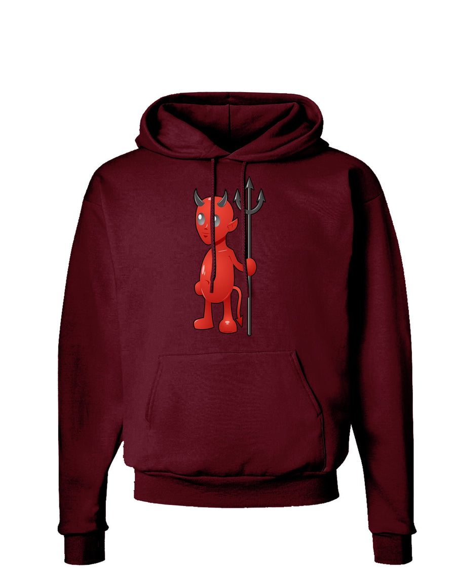 Cute Devil - Halloween Design Dark Hoodie Sweatshirt-Hoodie-TooLoud-Black-Small-Davson Sales