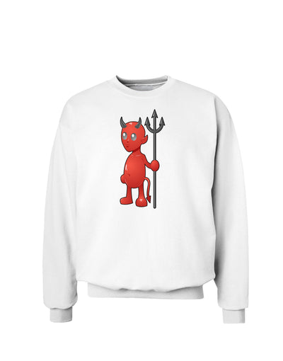 Cute Devil - Halloween Design Sweatshirt-TooLoud-White-Small-Davson Sales