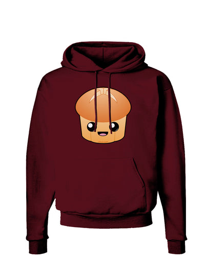 Cute Dinner Roll Dark Hoodie Sweatshirt-Hoodie-TooLoud-Maroon-Small-Davson Sales