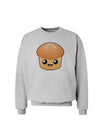 Cute Dinner Roll Sweatshirt-Sweatshirts-TooLoud-AshGray-Small-Davson Sales