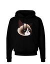 Cute Disgruntled Siamese Cat Dark Hoodie Sweatshirt-Hoodie-TooLoud-Black-Small-Davson Sales