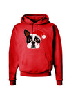 Cute Dog with Santa Hat - Christmas Dark Hoodie Sweatshirt-Hoodie-TooLoud-Red-Small-Davson Sales