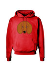 Cute Doxie Dachshund Dog Dark Hoodie Sweatshirt by TooLoud-Hoodie-TooLoud-Red-Small-Davson Sales